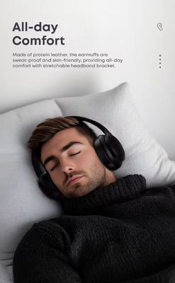 खरीदें ओवरहेड हेडफोन दो तरफा रेडियो स्टाइलिश हेडफोन स्टाइल ओवर ईयर वायरलेस हेडफोन सक्रिय शोर रद्द ऑनलाइन निर्माण