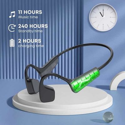 खरीदें लैंग्सडॉम स्पोर्ट्स ब्लूटूथ हेडफोन दो तरफा रेडियो के लिए सहायक उपकरण NO टच स्क्रीन बोन कंडक्शन ब्लूटूथ ईयरफोन ब्लूटूथ V5.4 मानक के साथ ऑनलाइन निर्माण