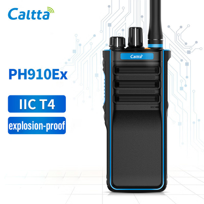 डिजिटल दो-तरफा रेडियो PH910EX ब्लैक हैंडहेल्ड विस्फोट-सबूत IP68 वाटरप्रूफ और धूल-सबूत पेशेवर वॉकी टॉकियों