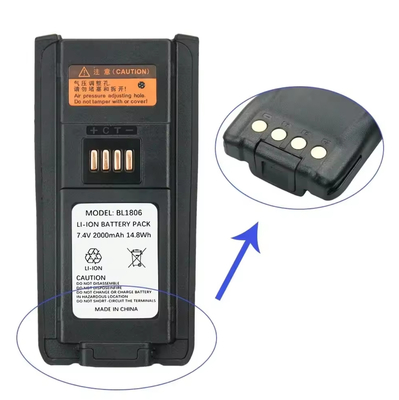 बैटरी BL1806 BL2505 2000mAh बैटरी PT580 PT580H PT580H प्लस रिचार्जेबल रिप्लेसमेंट वॉकी टॉकी