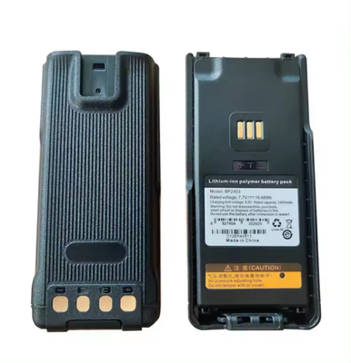 BP2403 हाइटेरा रिचार्जेबल ली-पॉलिमर वॉकी टॉकी बैटरी 7.7V 2400 mAh HP705 HP785 के लिए मूल बैटरी