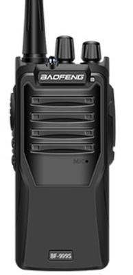 वाकी टॉक बाओफेंग BF-999PLUS FM 5W UHF वाकी टॉक हैंडहेल्ड 400-470mhz के साथ