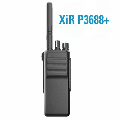 XIR P3688+ हैंडहेल्ड डिजिटल एनालॉग जीपीएस फ़ंक्शन डीएमआर आपातकालीन दो-तरफा रेडियो
