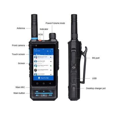 Inrico S200 बिग डिस्प्ले 4G LTE फ्रंट कैमरा 2MP वाई-फाई वन-क्लिक एसओएस जीपीएस वीडियो/वॉयस