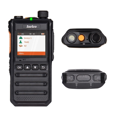 Inrico T640 POC लंबी दूरी दो तरफा रेडियो उच्च शक्ति दो तरफा रेडियो IP54 रेटिंग 2MP फ्रंट कैमरा ग्राहक आवश्यकताओं के लिए