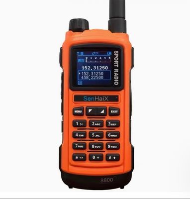 SenHaiX 8800 5W 128 चैनलों के साथ UHF VHF वॉकी टॉक